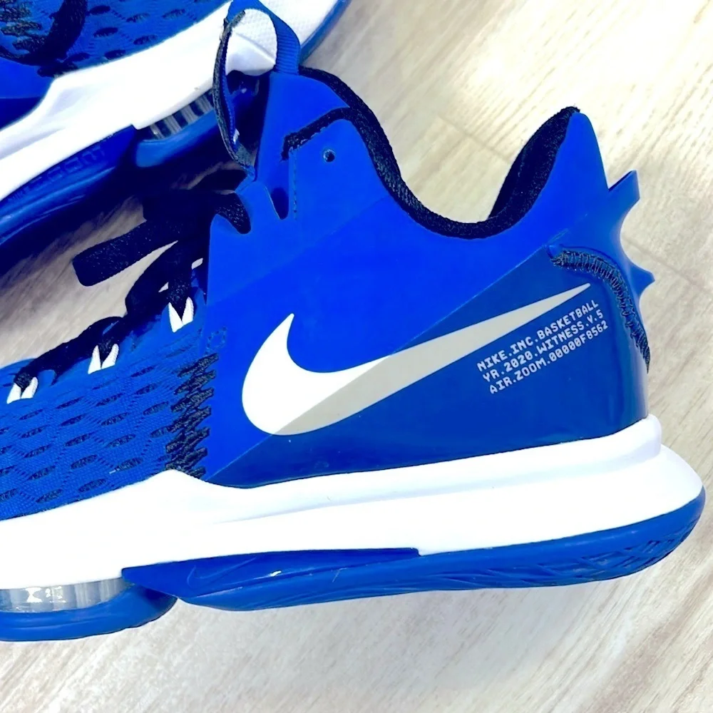 Nike‎ LeBron Witness 5 ‘Game Royal’ Blue White CQ9380-400 | Zoom Air Basketball